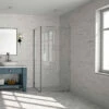 Merlyn Series 10 Pivot Shower Door With Side Panel