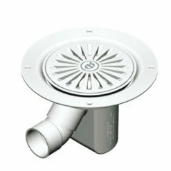 AKW Tuff Form Wet Room Walk In Shower Tray 900 X 900 X 22mm -Bathroom Sales Shop AKW TF75 Vinyl Waste Standard