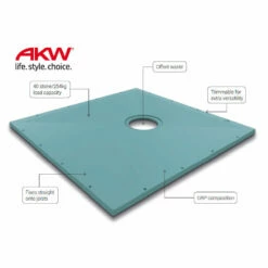 AKW Tuff Form Wet Room Walk In Shower Tray 1500 X 1200 X 22mm -Bathroom Sales Shop AKW Tuff Form Overview 3eb21ddf 95f1 4984 a566 0c9547e7c2c2