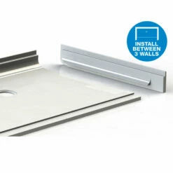 Contour Eagle Two - Bath Replacement Shower Tray 1850 X 745mm -Bathroom Sales Shop Contour Eagle Two Divider