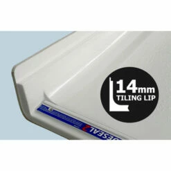 Contour Swift Level Access Shower Tray 1400 X 745mm -Bathroom Sales Shop Contour Swift Tiling Lip b99079df 312b 4491 9632 ba382ee48b22