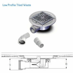 AKW Tuff Form Wet Room Walk In Shower Tray 1400 X 900 X 22mm -Bathroom Sales Shop DW90 Low Profile Waste Tiled cca30955 a252 4580 bf9b 1b0c9cfc96f3