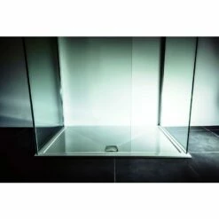 TrayMate TM25 Elementary Stone Resin Shower Tray - OFFSET QUADRANT - 1200 X 800 X 25mm -Bathroom Sales Shop Elementary Square LS 86a357ba d489 49e8 b789 dafb393361ab