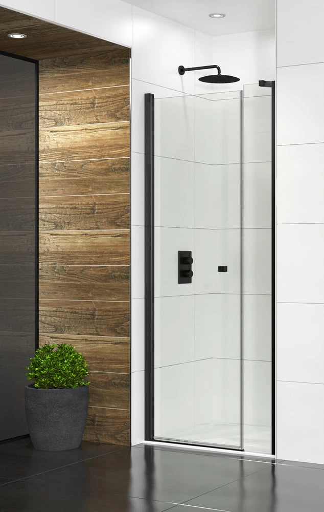 Sommer Evolve Shower Door & Inline Panel: In Out Pivot Recess - 800mm 2 Sommer Evolve Shower Door & Inline Panel: In Out Pivot Recess - 800mm - Image 2