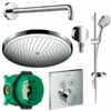 Hansgrohe Croma Select 280 Rail Set Thermostatic Shower