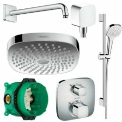 Hansgrohe Croma Select E Rail Set Thermostatic Shower