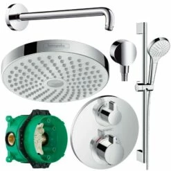 Hansgrohe Croma Select S Rail Set Thermostatic Shower