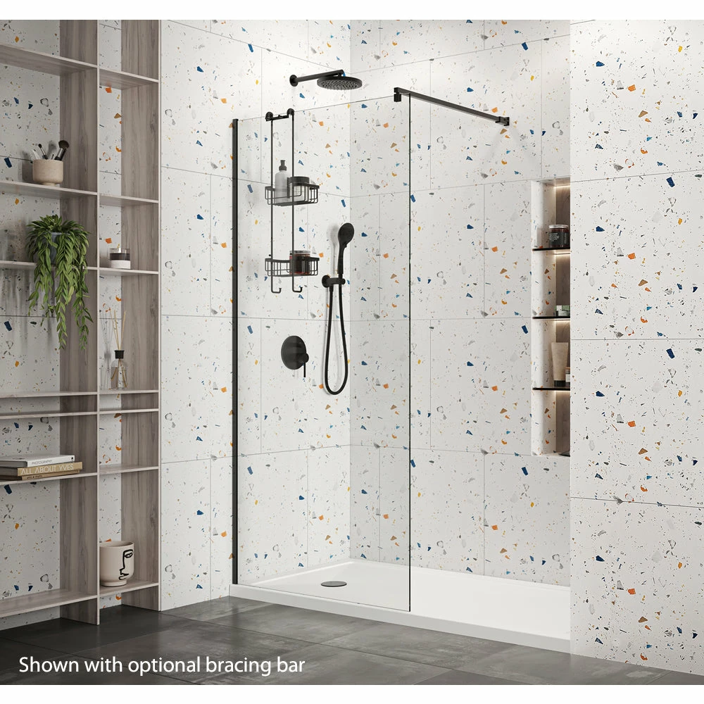Roman Haven Wetroom Shower Screen Panel: 500mm* - Various Finish's 3 Roman Haven Wetroom Shower Screen Panel: 500mm* - Various Finish's - Image 3
