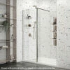 Roman Haven Wetroom Shower Screen Panel: 500mm* - Various Finish's
