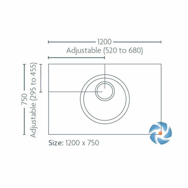 Impey Level Dec Easy Fit Wet Room Tray Floor Former - Vinyl Flooring 1200 X 750mm 2 Impey Level Dec Easy Fit Wet Room Tray Floor Former - Vinyl Flooring 1200 X 750mm - Image 2