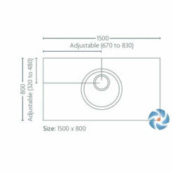 Impey Level Dec Easy Fit Wet Room Tray Floor Former - Vinyl Flooring 1500 X 800mm 6 Impey Level Dec Easy Fit Wet Room Tray Floor Former - Vinyl Flooring 1500 X 800mm -Bathroom Sales Shop Impey Level Dec 1500x800 1