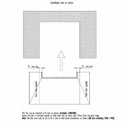 Impey Aqua Dec Linear 3 Wet Room Tray - 1800 X 900 X 22mm -Bathroom Sales Shop Impey Wetrooms AD3L Aqua Dec Linear 3 alcove installation