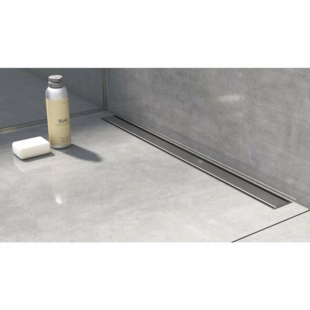 Jackoboard J-Drain Linear Wet Room Shower Floor Drain Channel - 1200mm 2 Jackoboard J-Drain Linear Wet Room Shower Floor Drain Channel - 1200mm - Image 2