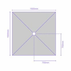 Bathroom Sales Shop -Bathroom Sales Shop Jackoboard Aqua Flat Wet Room Kit Square 1500x1500 1