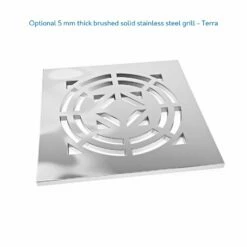 Jackoboard Aqua Flat Wet Room Walk In Shower Tray & Drain - CENTRE DRAIN - 1500 X 1500 X 25mm -Bathroom Sales Shop Jackoboard Aqua Flat Wet Room TERRA Drain Cover 2e3ca377 5971 4a65 a62d 52a79c3fe610