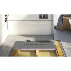 Jackoboard Aqua Flat Wet Room Walk In Shower Tray & Drain - OFFSET DRAIN - 1200 X 900 X 20mm 12 Jackoboard Aqua Flat Wet Room Walk In Shower Tray & Drain - OFFSET DRAIN - 1200 X 900 X 20mm -Bathroom Sales Shop Jackoboard Aqua flat wet room tray exposed installation b6a5476f 3489 4ad9 9200 72e1a6bcaa4a