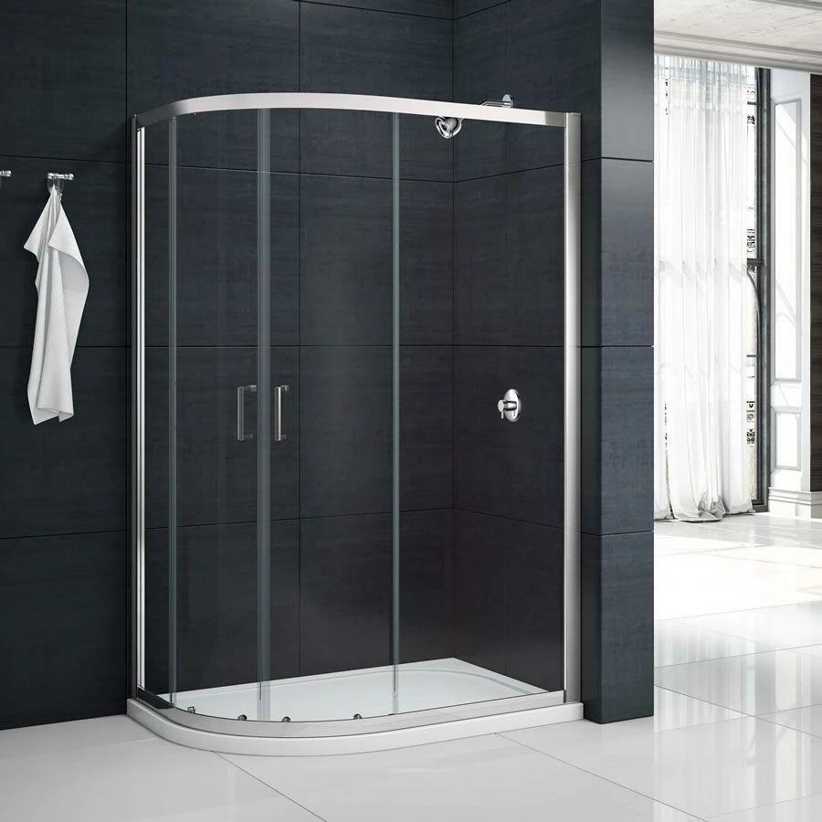 Merlyn MBOX Double Door Offset Quadrant Shower Enclosure 1 Merlyn MBOX Double Door Offset Quadrant Shower Enclosure