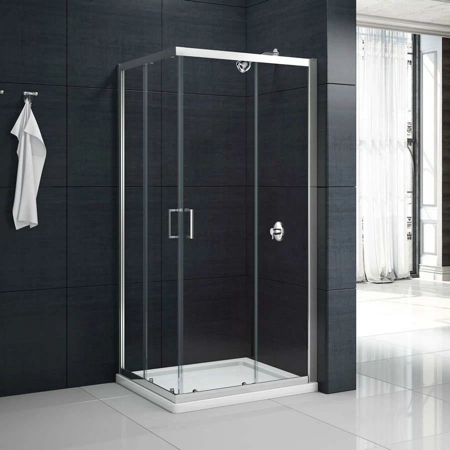 Merlyn MBOX Corner Shower Door Enclosure 1 Merlyn MBOX Corner Shower Door Enclosure