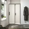 Merlyn Black Sliding Shower Door