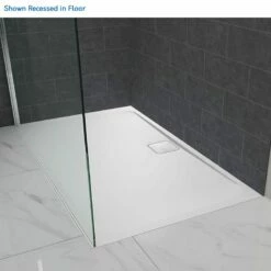 Merlyn Level25 Wet Room Shower Tray & Drain - 1400 X 900mm -Bathroom Sales Shop Merlyn Level25 Shower Tray Floor Recessed 0faf13f6 da7f 44da ae16 35141c3df35c
