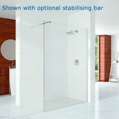 Merlyn 10 Series Showerwall Wet Room Shower Screen - 1000mm -Bathroom Sales Shop Merlyn Series Showerwall with bar b6cf9fb6 9ba7 451c 87d4 8dc4fd9b26d4