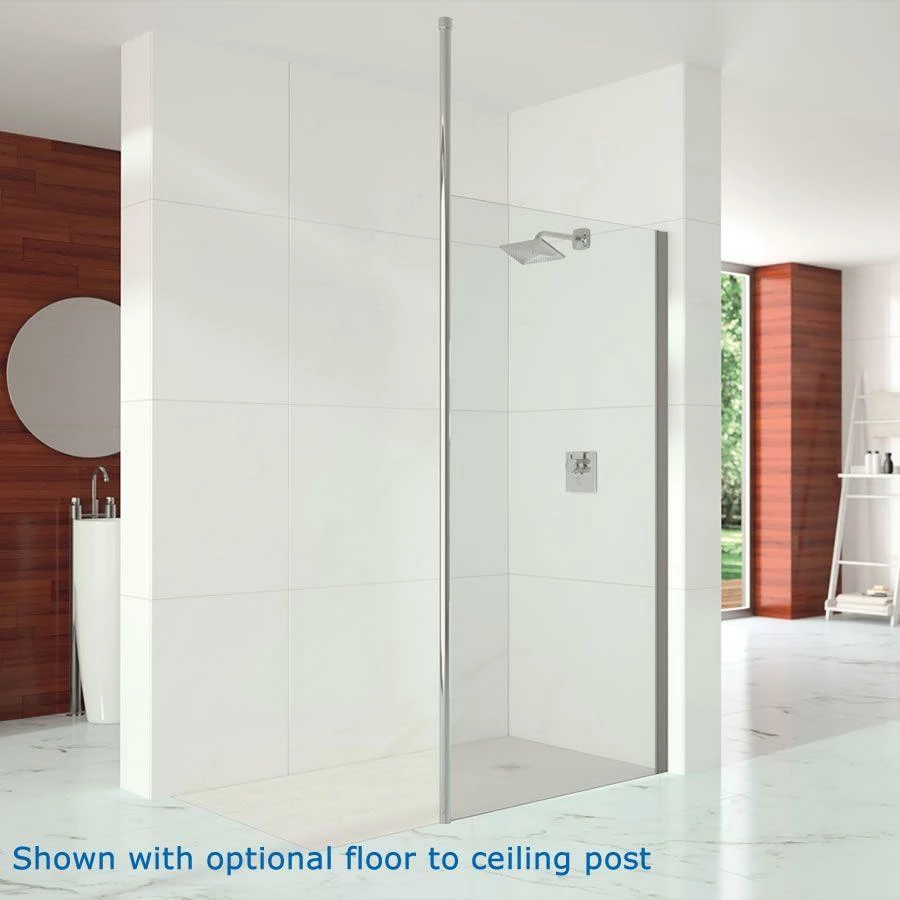Merlyn 10 Series Showerwall Wet Room Shower Screen - 400mm 5 Merlyn 10 Series Showerwall Wet Room Shower Screen - 400mm - Image 5