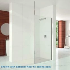 Merlyn 10 Series Showerwall Wet Room Shower Screen - 1400mm -Bathroom Sales Shop Merlyn Series Showerwall with floor ceiling post e53f6cb3 84b3 4902 9cf9 daa3238c9181