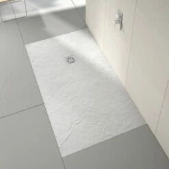 Merlyn Truestone Textured Shower Tray Rectangular - 1500 X 800 X 30mm 14 Merlyn Truestone Textured Shower Tray Rectangular - 1500 X 800 X 30mm -Bathroom Sales Shop Merlyn Truestone Shower Tray White 58408731 7b2d 4b91 93fc 13ceb555f399