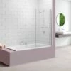 Merlyn 8mm Single Panel Square Bath Screen - MB10