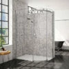 Merlyn Series 10 1 Door Offset Quadrant Shower Enclosure