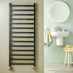 Redroom Baxx Heated Towel Rail Radiator - Anthracite