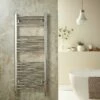 Redroom Elan Straight Heated Towel Rail Radiator - Chrome
