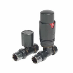 Redroom Straight Thermostatic Radiator Valve Pack - Volcanic