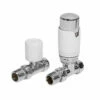 Redroom Straight Thermostatic Radiator Valve Pack - White