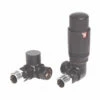 Redroom Corner Thermostatic Radiator Valve Pack - Volcanic