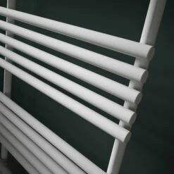 Redroom TT Lux Heated Towel Rail Radiator - Quartz White -Bathroom Sales Shop Redroom TT Radiator Display Quartz White