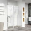 Roman Innov8 BiFold / Folding Wet Room Shower Screen Panel: 800mm*