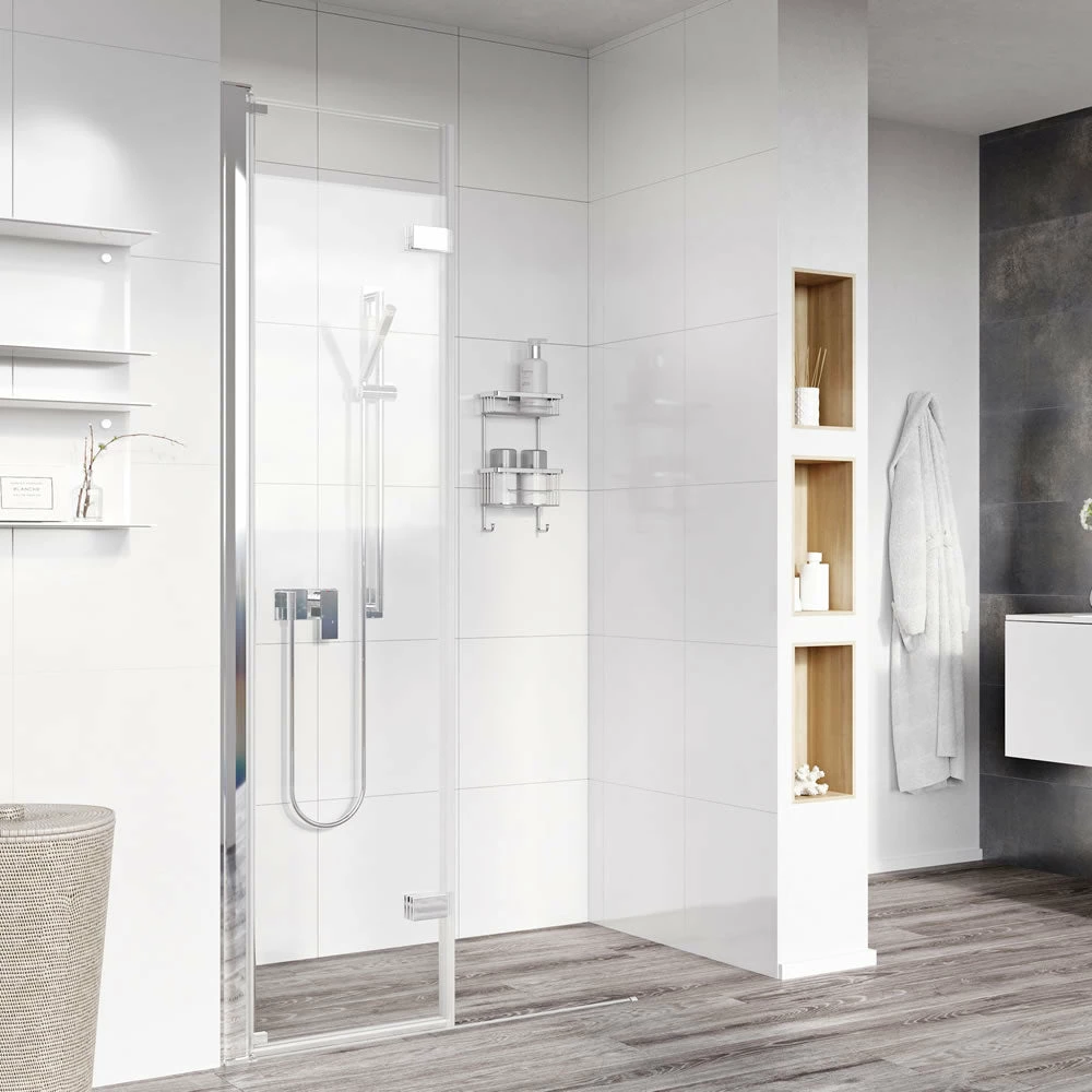 Roman Innov8 BiFold / Folding Wet Room Shower Screen Panel: 1000mm* 2 Roman Innov8 BiFold / Folding Wet Room Shower Screen Panel: 1000mm* - Image 2