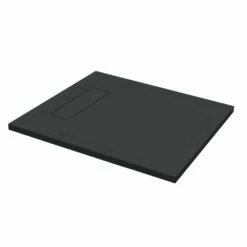 Roman Stone Solid Surface Infinity Slate Effect Shower Tray - 1800 X 800 X 35mm -Bathroom Sales Shop Roman Infinity Slate Shower Tray Black 199a446c 61a0 4324 95ee b802c4479c63
