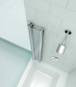 Merlyn SecureSeal 4 Fold Bath Screen -Bathroom Sales Shop Secureseal 4 Fold Bathscreen Closed