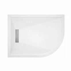 TrayMate TM25 Linear Stone Resin Shower Tray - 1200 X 800mm OFFSET Quadrant