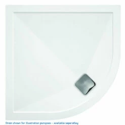 TrayMate TM25 Elementary Stone Resin Shower Tray - QUADRANT - 1000 X 1000 X 25mm