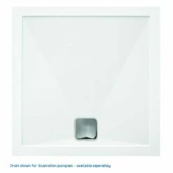 TrayMate TM25 Elementary Stone Resin Shower Tray - 1000 X 1000 X 25mm
