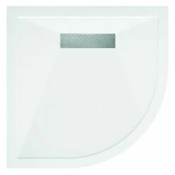 TrayMate TM25 Linear Stone Resin Shower Tray - 800 X 800mm Quadrant