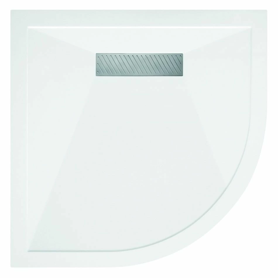 TrayMate TM25 Linear Stone Resin Shower Tray - 1000 X 1000mm Quadrant 1 TrayMate TM25 Linear Stone Resin Shower Tray - 1000 X 1000mm Quadrant