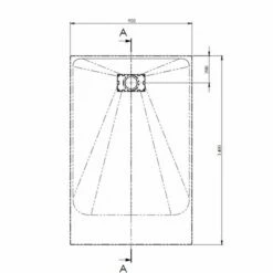 AKW Onyx Low Level Slate Effect Shower Tray 1400 X 900 X 26mm -Bathroom Sales Shop akw onyx shower tray 1400x900mm4