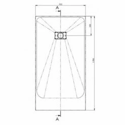 AKW Onyx Low Level Slate Effect Shower Tray 1700 X 900 X 26mm 7 AKW Onyx Low Level Slate Effect Shower Tray 1700 X 900 X 26mm -Bathroom Sales Shop akw onyx shower tray 1700x900mm