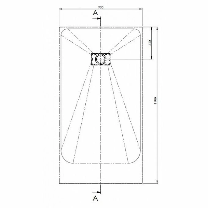 AKW Onyx Low Level Slate Effect Shower Tray 1700 X 900 X 26mm 4 AKW Onyx Low Level Slate Effect Shower Tray 1700 X 900 X 26mm - Image 4