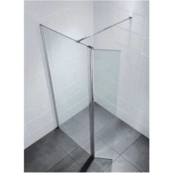 400mm Hinged Return Panel For Sommer Shower Evolve Screen
