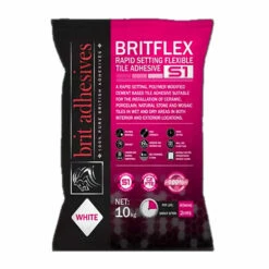 Britflex Rapidset S1 Flexible Adhesive For Wet Room Trays - 10kg White